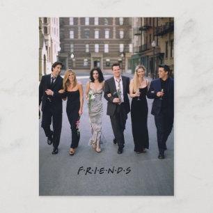 FRIENDS™ Par i formell klänning Inbjudan Vykort