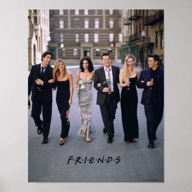 FRIENDS™ | Par i formell klänning Poster (Framsidan)
