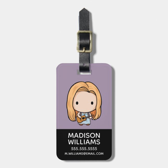 FRIENDS™ | Phoebe Chibi Bagagebricka (Vertikal Framsida)
