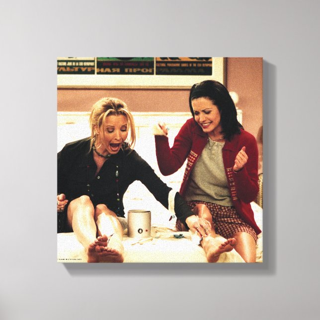 FRIENDS™ | Phoebe & Monica Vaxar Ben Canvastryck (Framsida)
