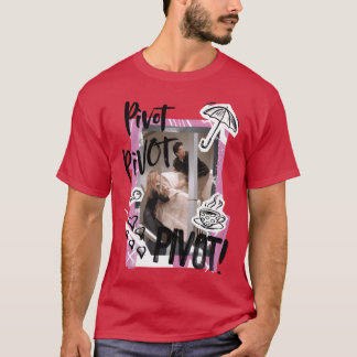 Friends PIVOT Rachel Ross och Chandler-vän T Shirt