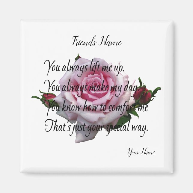 FRIENDS QUOTE MAGNET (Framsidan)