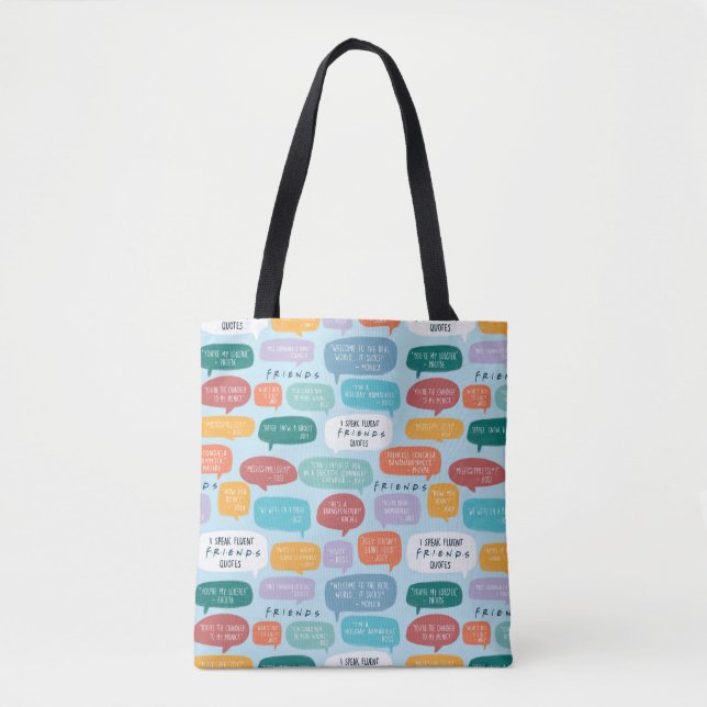 FRIENDS™ Quote Pattern Tygkasse (Framsida)