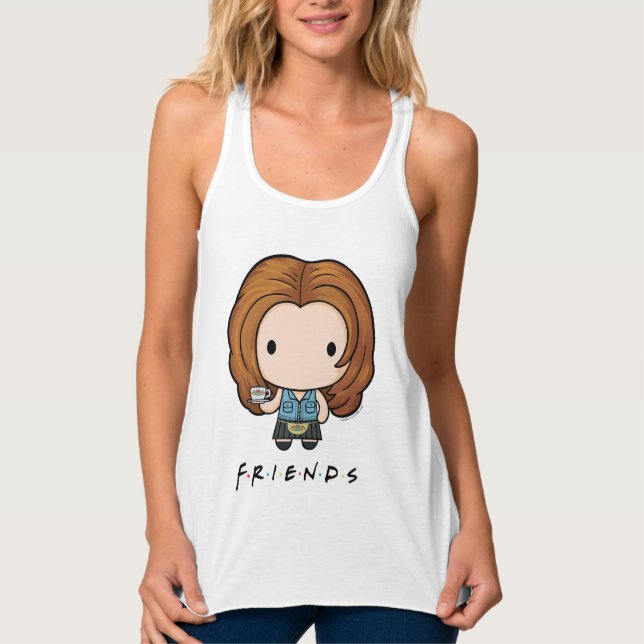 FRIENDS™ | Rachel Chibi Linne Med Racerback (Framsida)