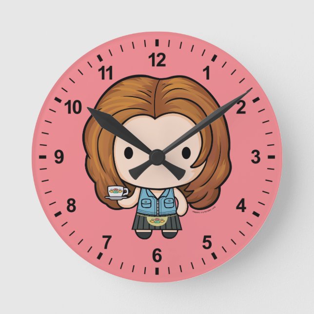 FRIENDS™ | Rachel Chibi Rund Klocka (Framsida)