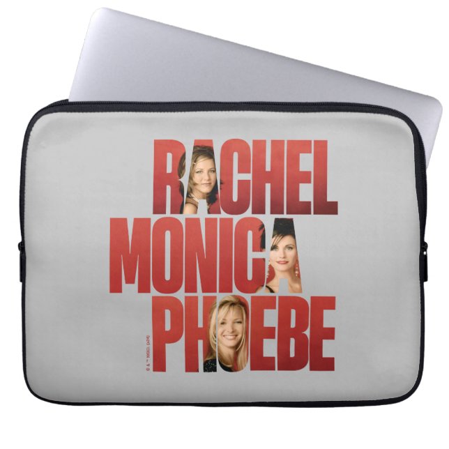 FRIENDS™ | Rachel, Monica & Phoebe Laptop Fodral (Framsidan)