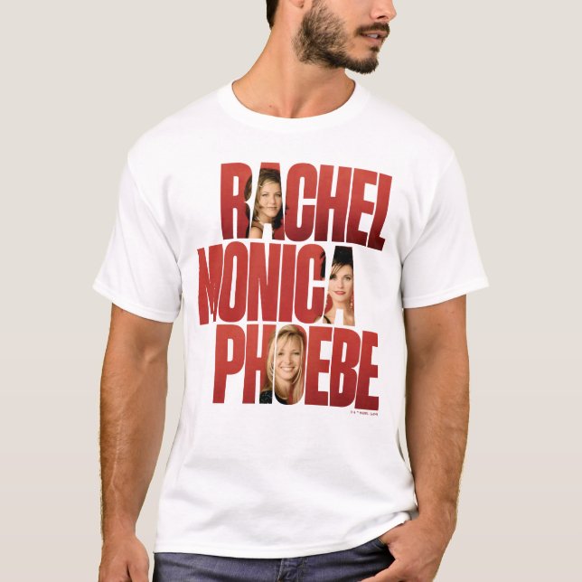 FRIENDS™ | Rachel, Monica & Phoebe T Shirt (Framsida)