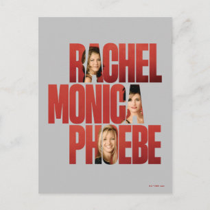FRIENDS™ Rachel, Monica & Phoebe Vykort