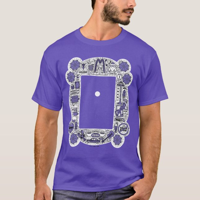 FRIENDS™ Ram Doodle Art T Shirt (Framsida)