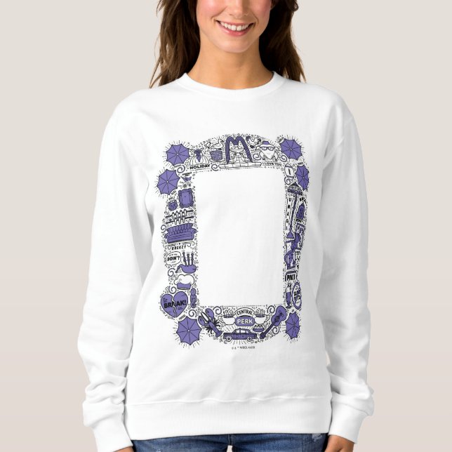 FRIENDS™ Ram Doodle Art T Shirt (Framsida)