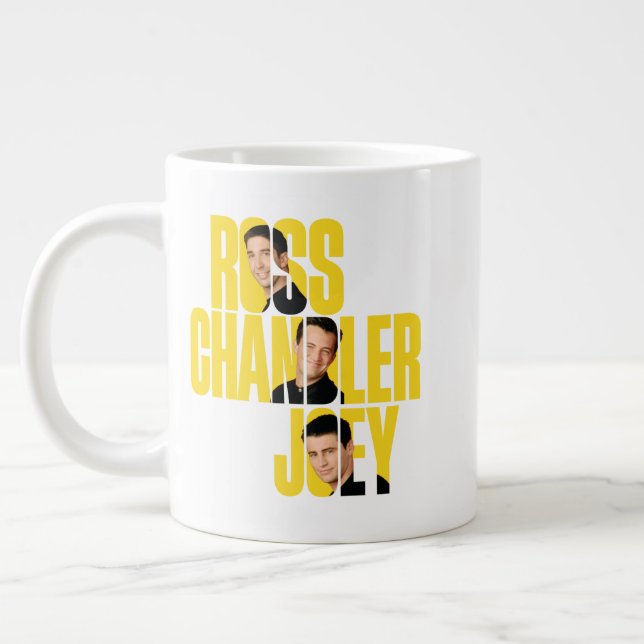 FRIENDS™ | Ross, Chandler & Joey Jumbo Mugg (Vänster)