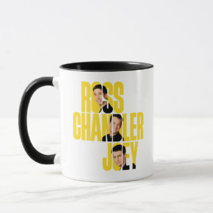 FRIENDS™   Ross, Chandler & Joey Mugg