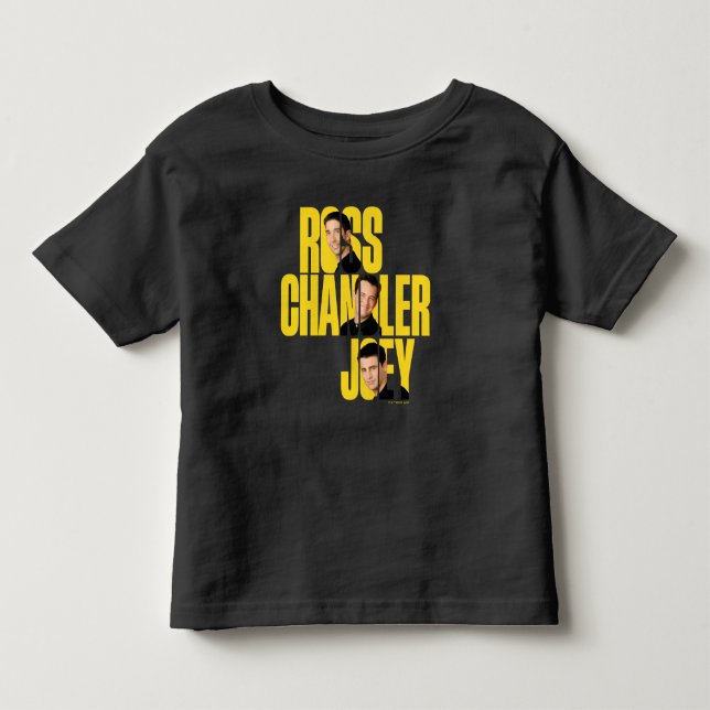 FRIENDS™ | Ross, Chandler & Joey T Shirt (Framsida)