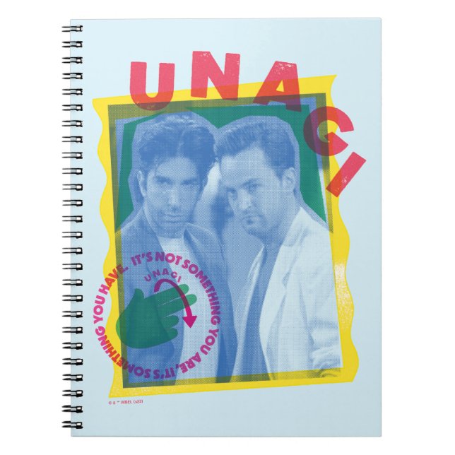 FRIENDS™ | Ross & Chandler - Unagi Anteckningsbok (Framsidan)