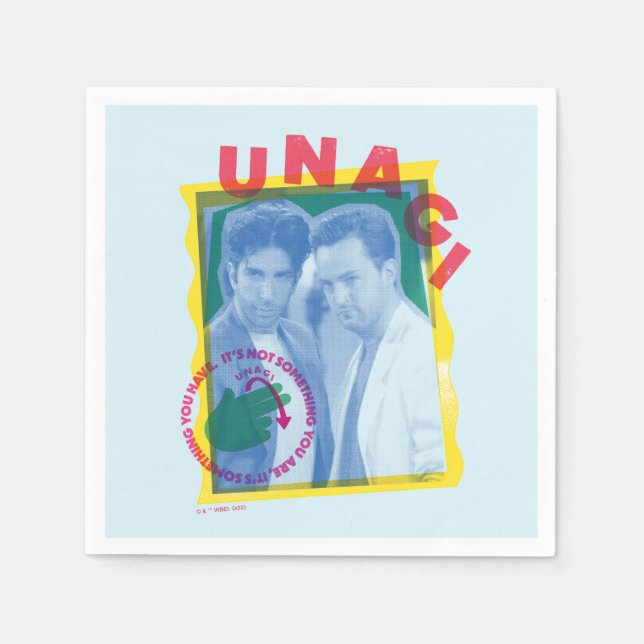 FRIENDS™ | Ross & Chandler - Unagi Pappersservett (Framsidan)