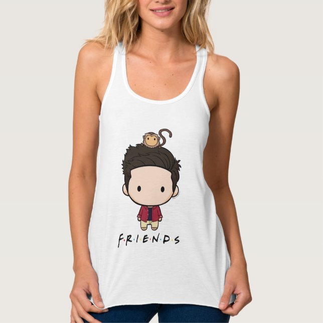FRIENDS™ | Ross Chibi Linne Med Racerback (Framsida)