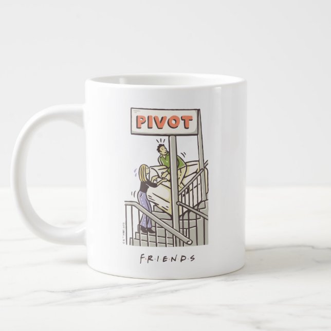 FRIENDS™ | Ross och Rachel SVÄNG Jumbo Mugg (Vänster)