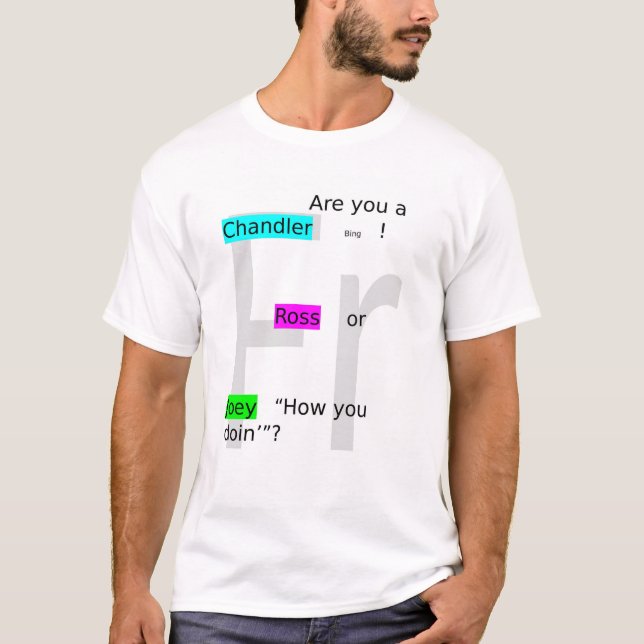 Friends Ross T Shirt (Framsida)