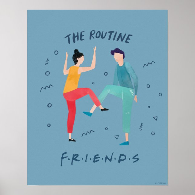 FRIENDS™ | Rutinen Poster (Framsidan)
