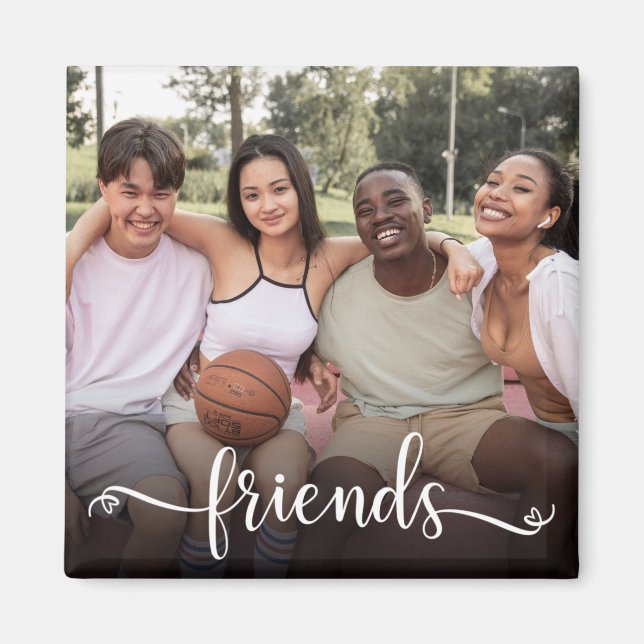 Friends Script Photo Magnet (Framsidan)