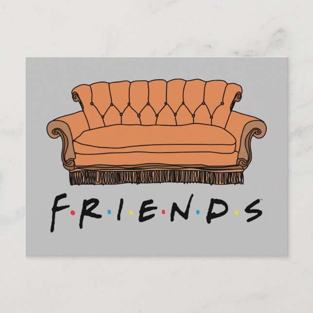 FRIENDS™-soffa Inbjudan Vykort (Framsida)