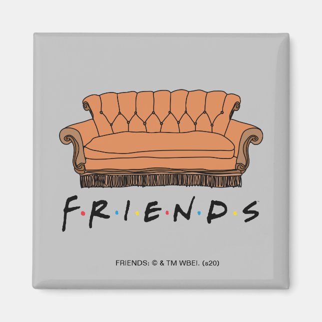 FRIENDS™-soffa Magnet (Framsidan)