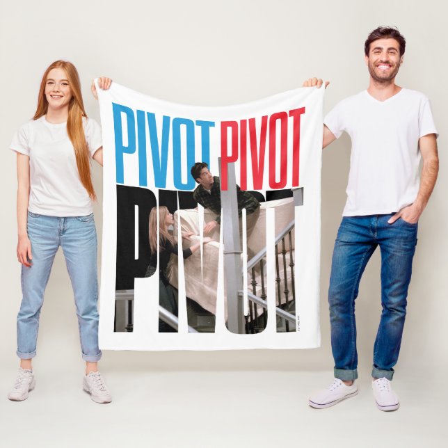 FRIENDS™ | SVÄNG SVÄNG SVÄNG Citat Fleecefilt (På plats)