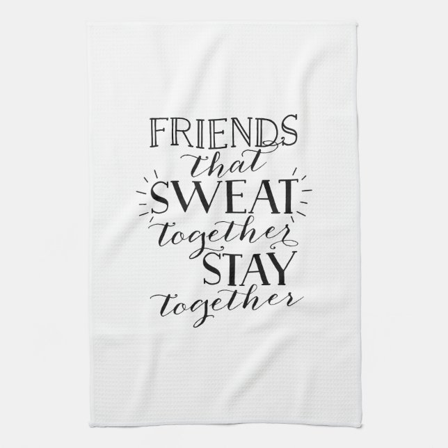 Friends Sweat Workout Towel Kökshandduk (Vertikal)