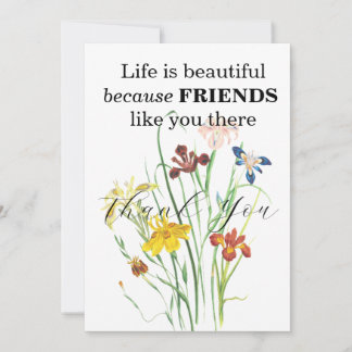 FRIENDS TACK DU CARDS INBJUDNINGAR