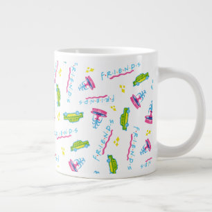 FRIENDS™ Taxi och Vatten Fontän Mönster Jumbo Mugg