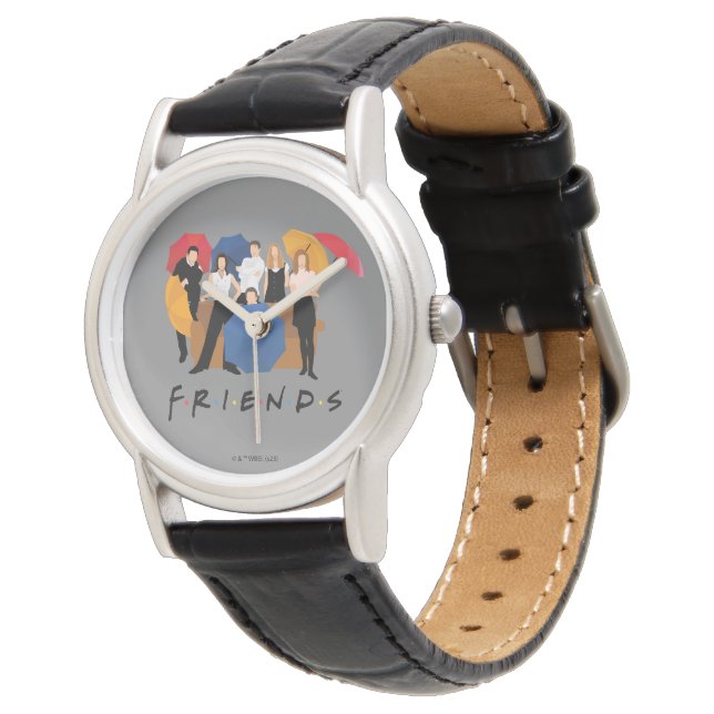 FRIENDS™-tecken Silhouette Armbandsur (Vinklad)