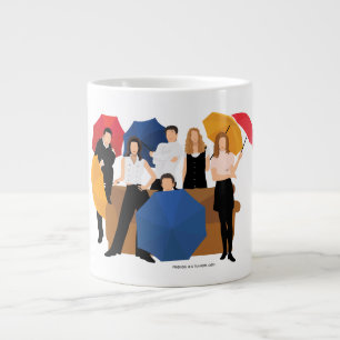 FRIENDS™-tecken Silhouette Jumbo Mugg
