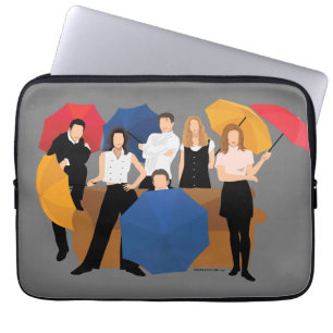 FRIENDS™-tecken Silhouette Laptop Fodral