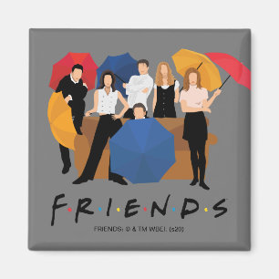 FRIENDS™-tecken Silhouette Magnet
