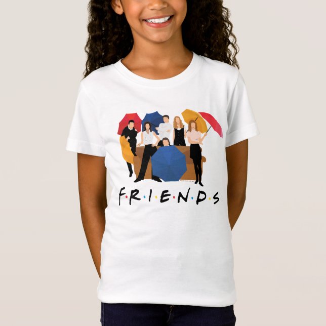 FRIENDS™-tecken Silhouette T Shirt (Framsida)