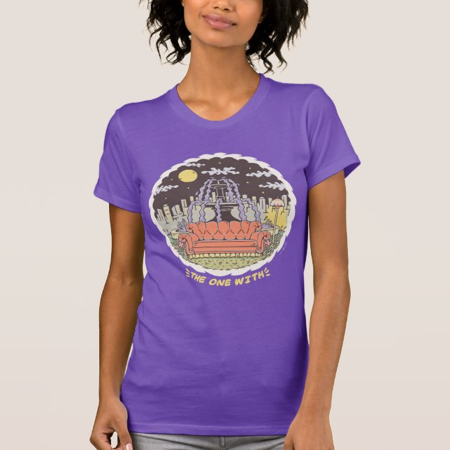 FRIENDS™ | Tecknad fontän T Shirt (Framsida)