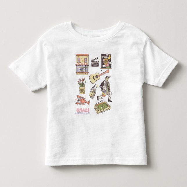 FRIENDS™ | Tecknade Ikoner Grafik 3 T Shirt (Framsida)
