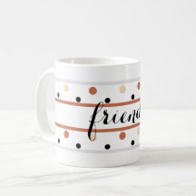 Friends Terra Cotta Sand Polka dots