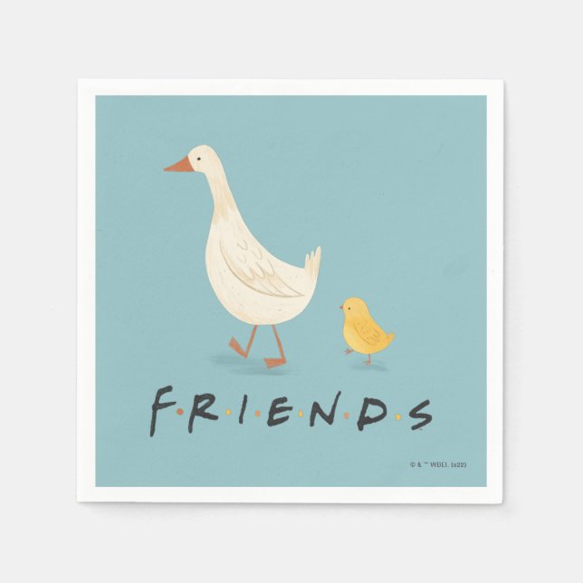 FRIENDS™ | The Chick and the Duck Pappersservett (Framsidan)