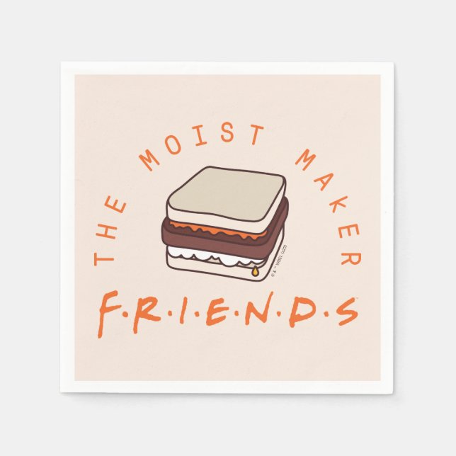 FRIENDS™ | The Moist Maker Pappersservett (Framsidan)