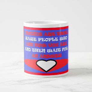 Friends thema design in red white and blue alcoes jumbo mugg