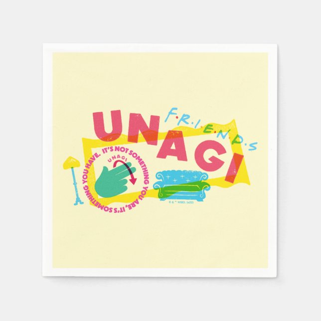FRIENDS™ Unagi Pappersservett (Framsidan)