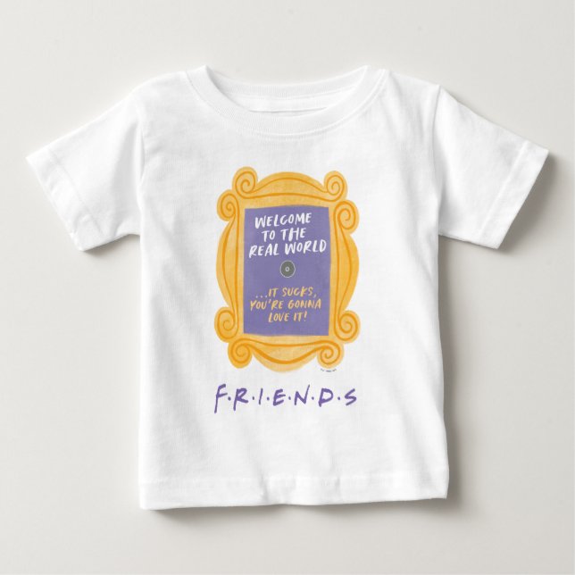 FRIENDS™ | Välkommen till den riktiga världen-cita T Shirt (Framsida)