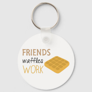 Friends Waffles Work Nyckelring
