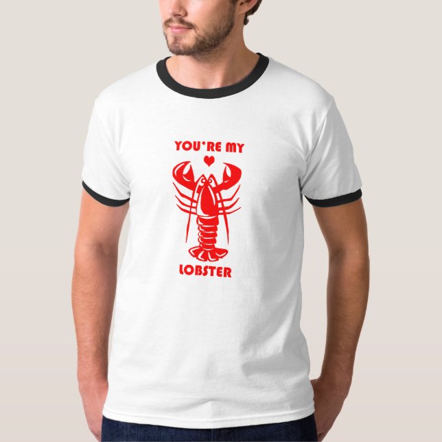 Friends You're My Lobster T Shirt (Framsida)