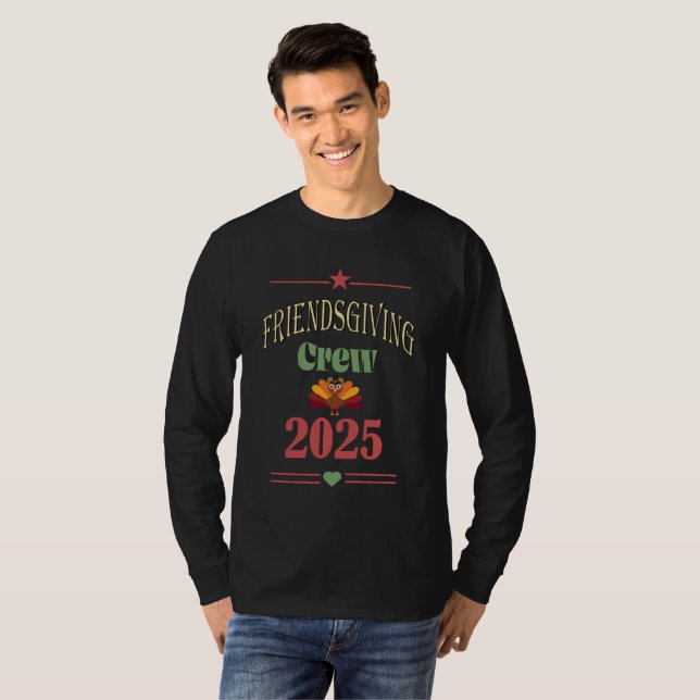 Friendsgiving 2025 Shirt  T (Hel framsida)