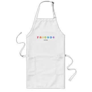 Friendsgiving Apron - Perfekt för Thanksgiving! Långt Förkläde