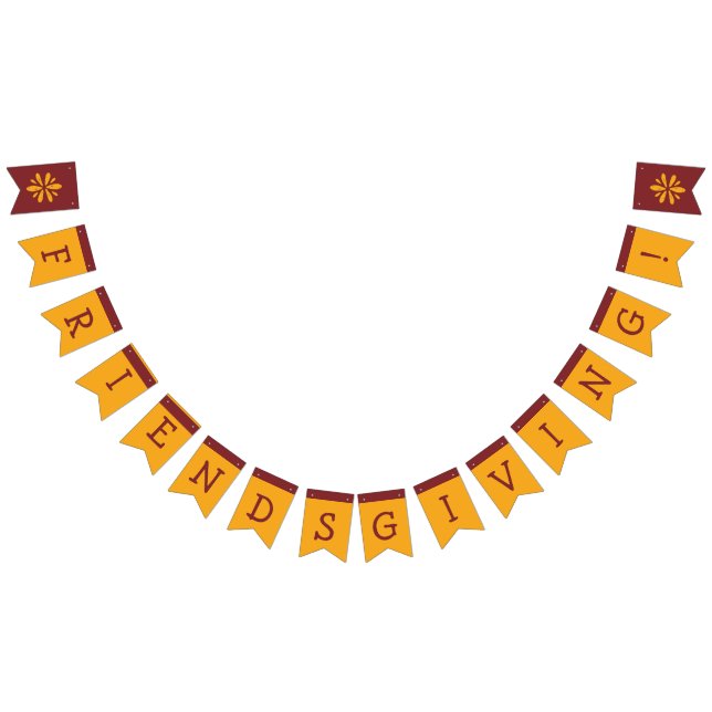 Friendsgiving | Bunting Flaggor | DEKORATION (Alla)