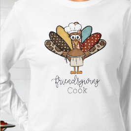 Friendsgiving Cook Turkey Apron Funny T Shirt