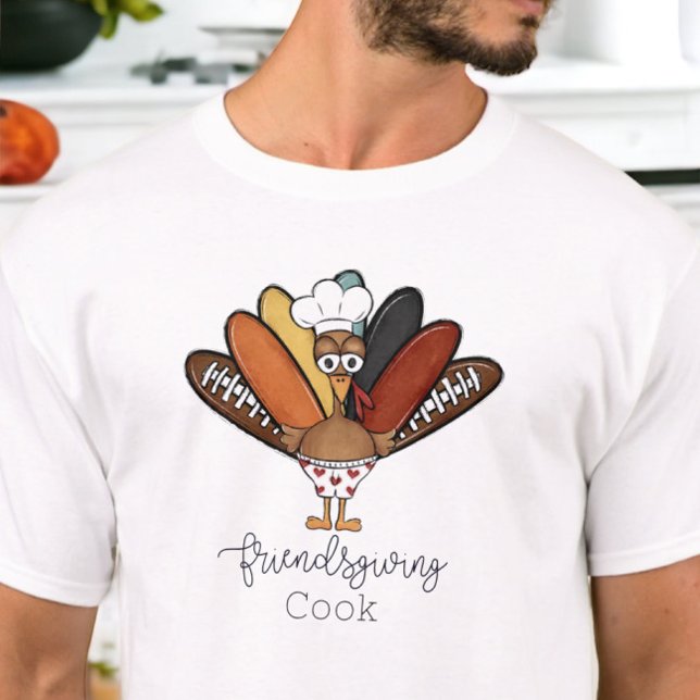 Friendsgiving Cook Turkey Boxers Funny T Shirt (Skapare uppladdad)